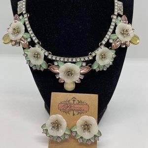 Plunder Statement Necklace with Matching Earrings